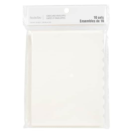 Scalloped Folded Cards & Envelopes by Recollections